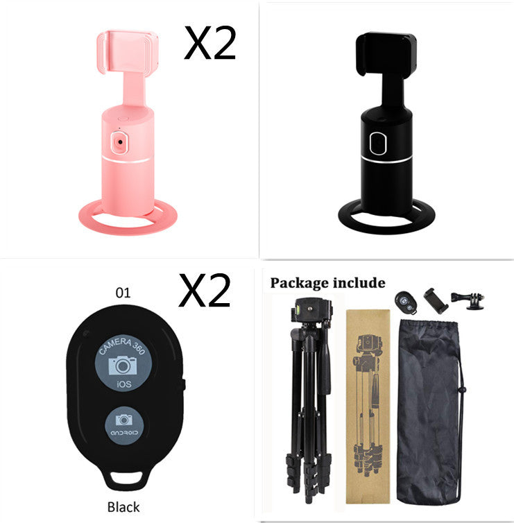 Support de diffusion en direct pour téléphone mobile avec suivi de reconnaissance faciale intelligente PTZ