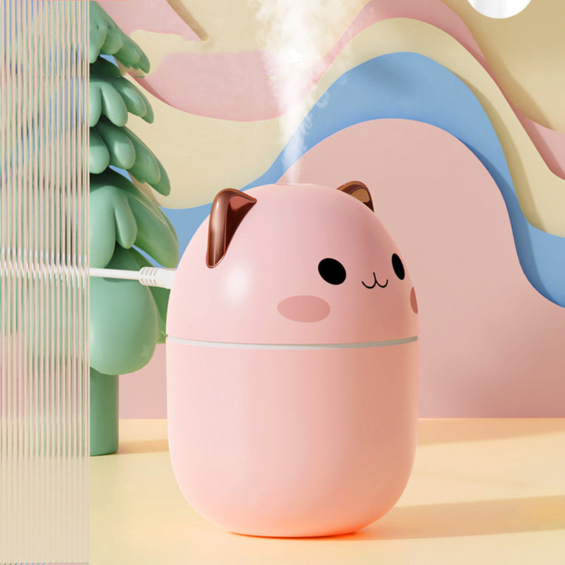 Humidificateur d'aromathérapie silencieux USB avec lumière ambiante