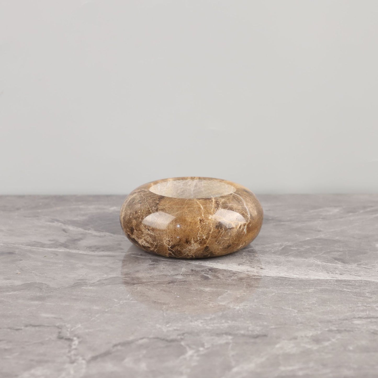 Cendrier rond en marbre créatif minimaliste moderne