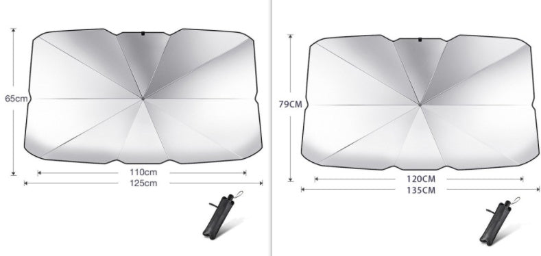 Pare-soleil pliable pour pare-brise de voiture, protection UV, isolation thermique, parasol, couverture de fenêtre avant de voiture, protecteur intérieur, gadgets d'été.
