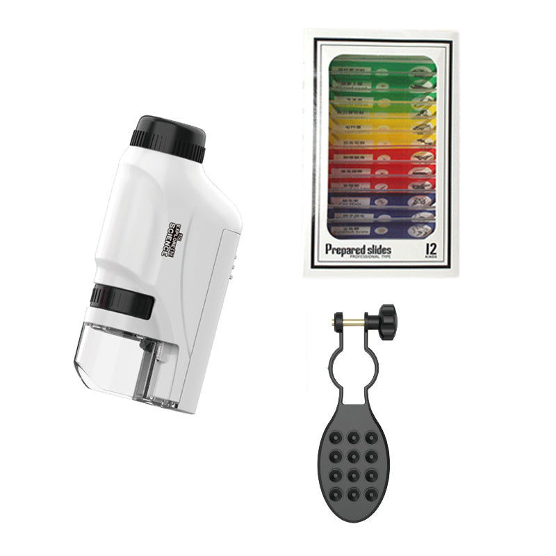 Microscope optique portatif pour enfants, jouet mini créature