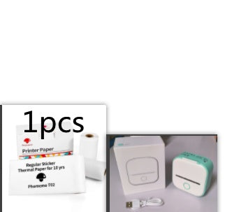 Imprimante thermique portable mini pour étiquettes, imprimante photo domestique, imprimante pour étudiants, imprimante de questions erronées, imprimante d'étiquettes mini compatible Bluetooth, étiquettes de prix.