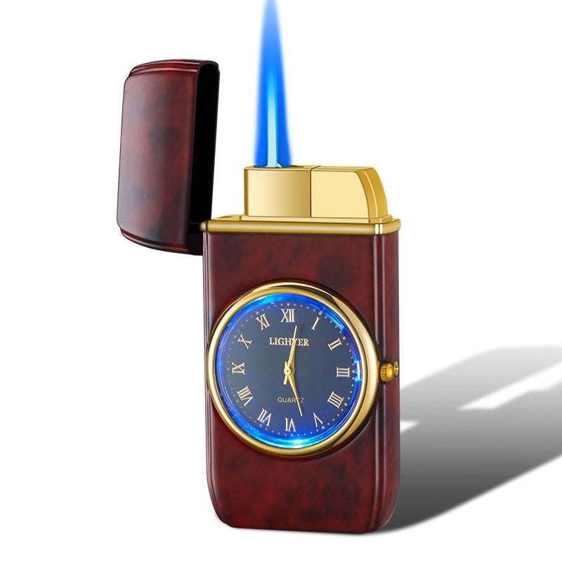 Montre électronique créative personnalisée multifonctionnelle avec briquet intégré, lampe LED clignotante multi-usages, cadeau briquet.