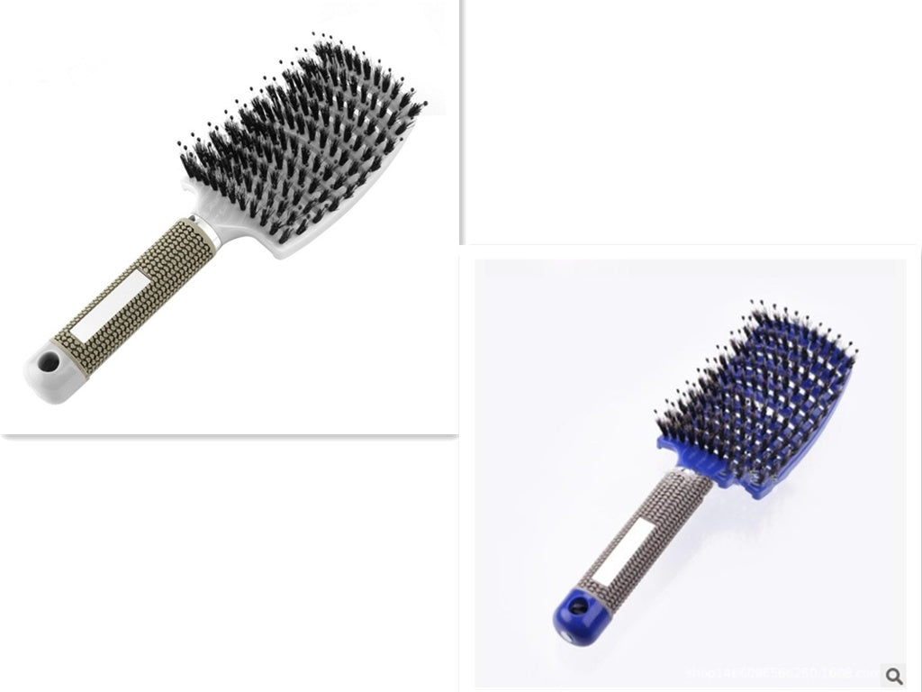 Brosse à cheveux Anti Klit Brushy Haarborstel pour femmes, brosse démêlante, poils en nylon, massage du cuir chevelu, brosse à teaser.