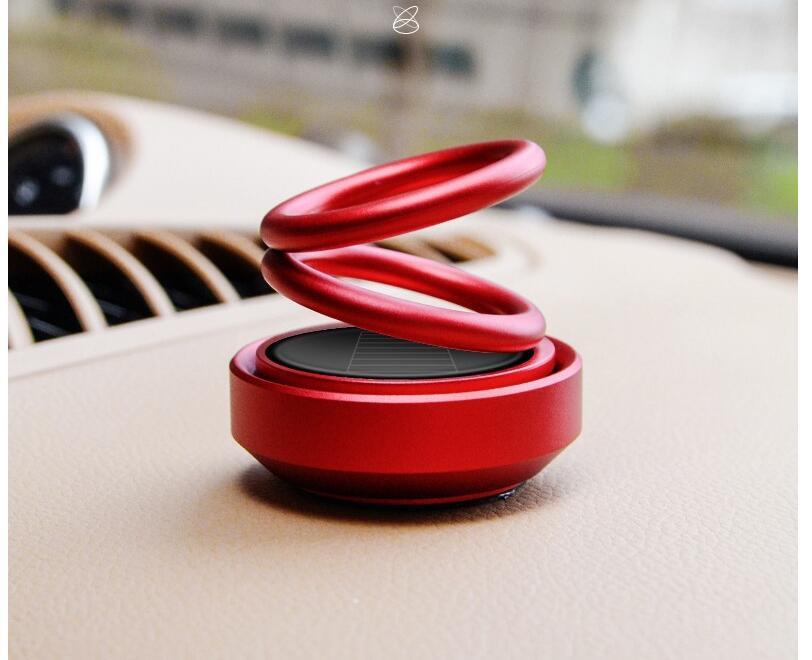 Parfum de désodorisant d'air pour voiture à rotation solaire