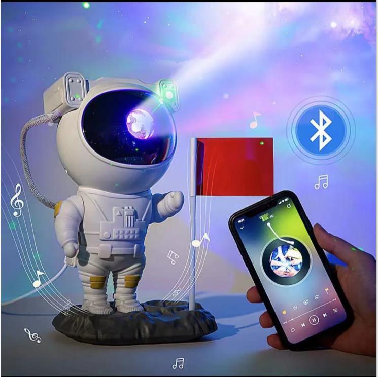 Projecteur d'étoiles de galaxie créatif pour astronautes, lampe de table atmosphérique pour chambre avec USB.