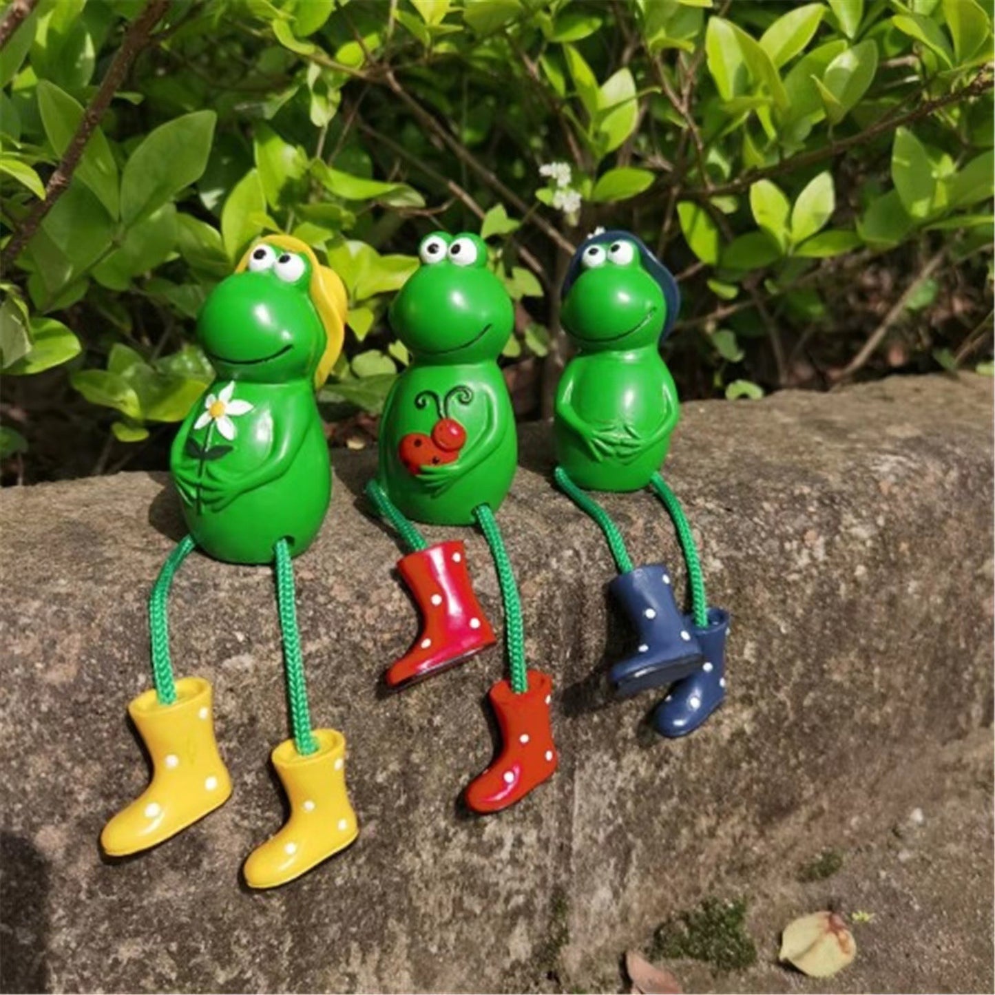 Décoration de grenouille suspendue en résine créative