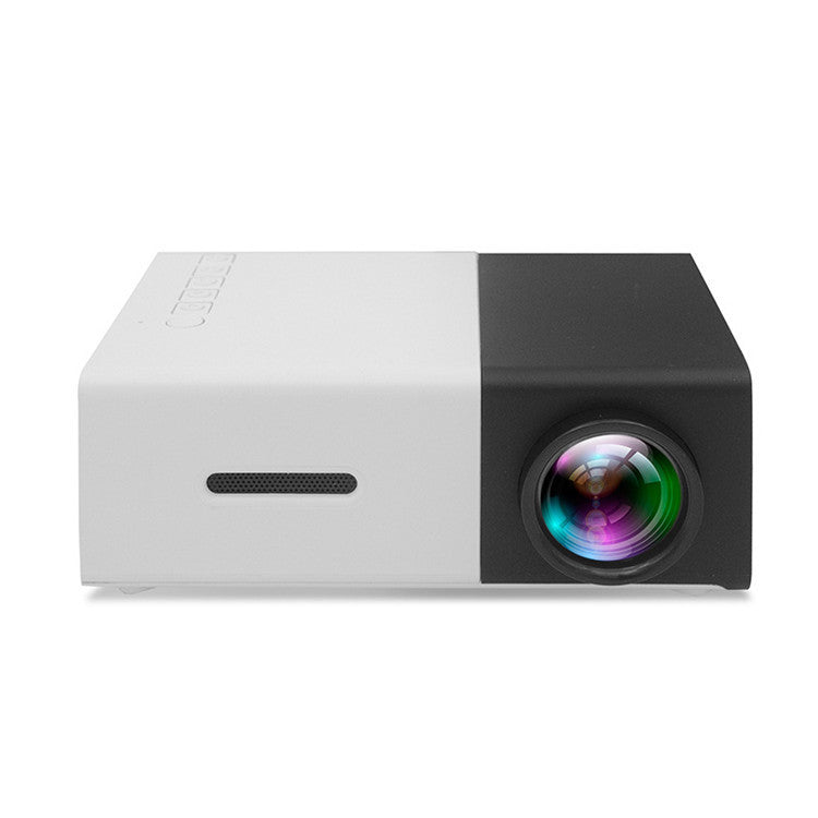 Projecteur portable 3D HD LED de cinéma à domicile compatible HDMI, projecteur audio USB YG300 mini projecteur.