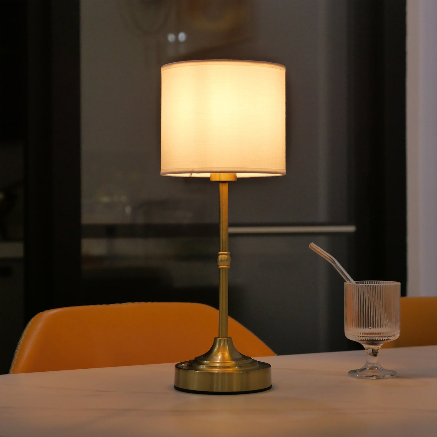 Lampe d'ambiance rétro rechargeable pour chambre à coucher