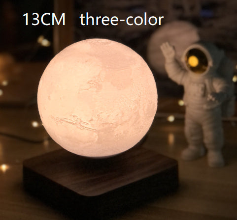 Lampe de table à lévitation magnétique Lumière de lune Imprimante 3D Planète Lumière de nuit