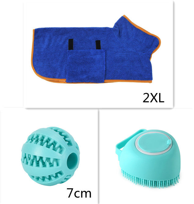Gants de bain en silicone pour chien avec brosse de massage, outil de nettoyage pour animaux de compagnie, brosse à peigne pour chien, peut verser du shampooing, fournitures de toilettage pour chien.