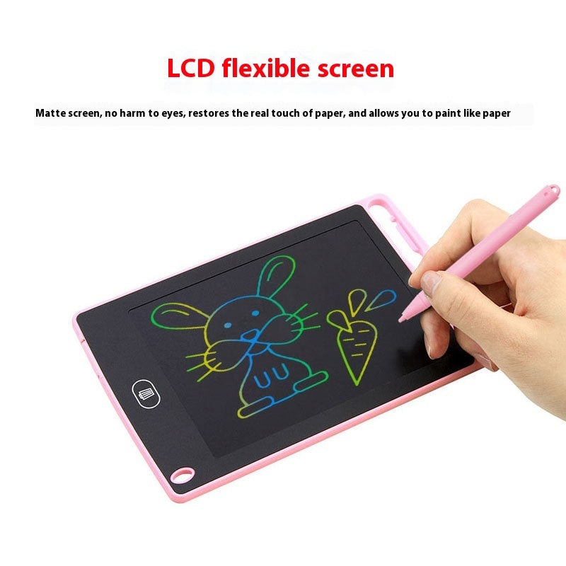 Tableau d'écriture LCD de 6,5 pouces pour enfants