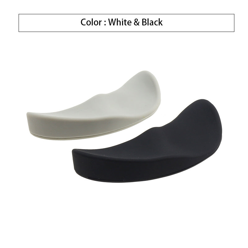 Repose-poignet ergonomique pour souris, tapis de souris en gel silicone antidérapant, support de repose-poignet en forme de flux, tapis de souris pour ordinateur, accessoires pour PC de bureau et de jeu.