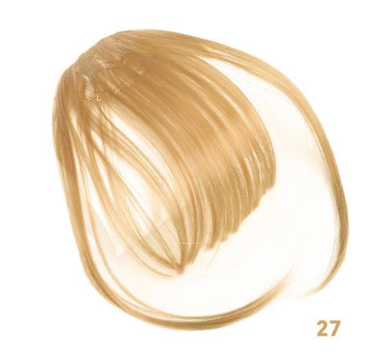 Fausse frange, réparation naturelle invisible du visage, frange tricotée à la main