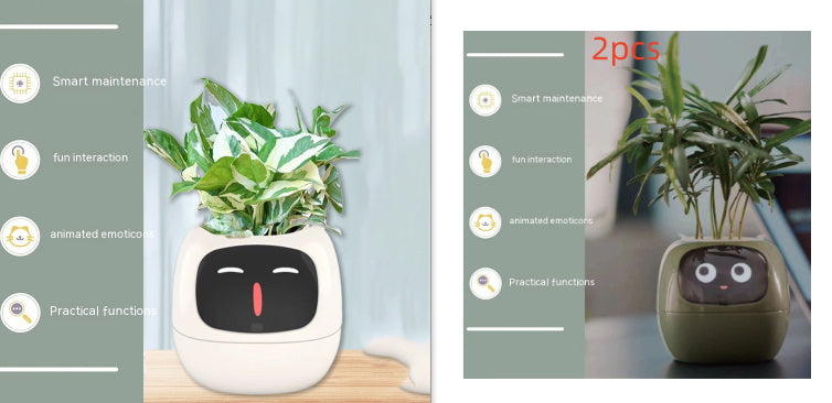 Planificateur Intelligent Amusement Inépuisable Plus de 49 Expressions Riches 7 Capteurs Intelligents et Puces AI Facilitent et Rendent Agréable la Culture des Plantes