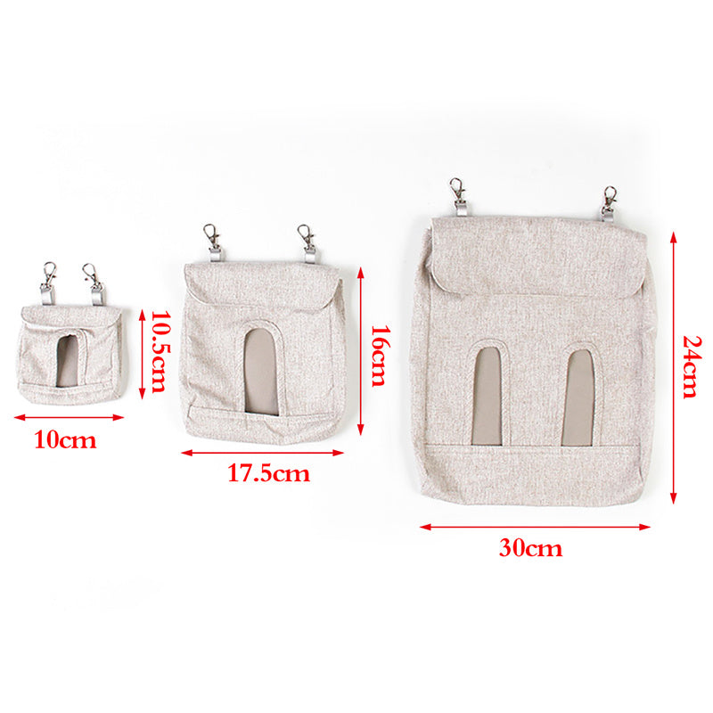 Sac d'alimentation pour lapin, cochon d'Inde et hamster.