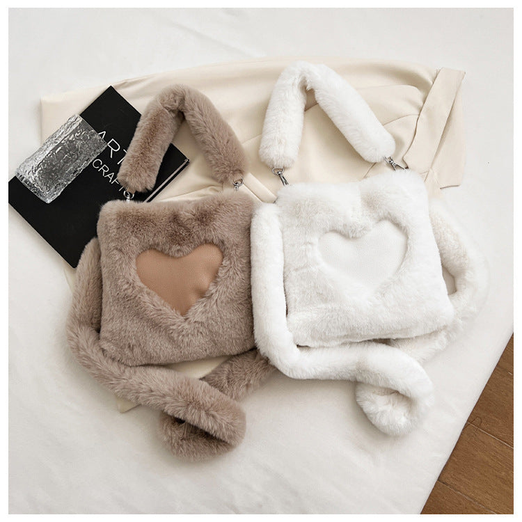 Sacs à main en peluche d'hiver pour femmes