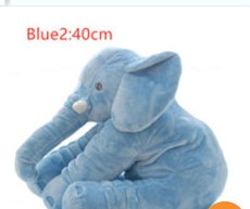 Coussin en peluche éléphant pour le confort et le sommeil des bébés.