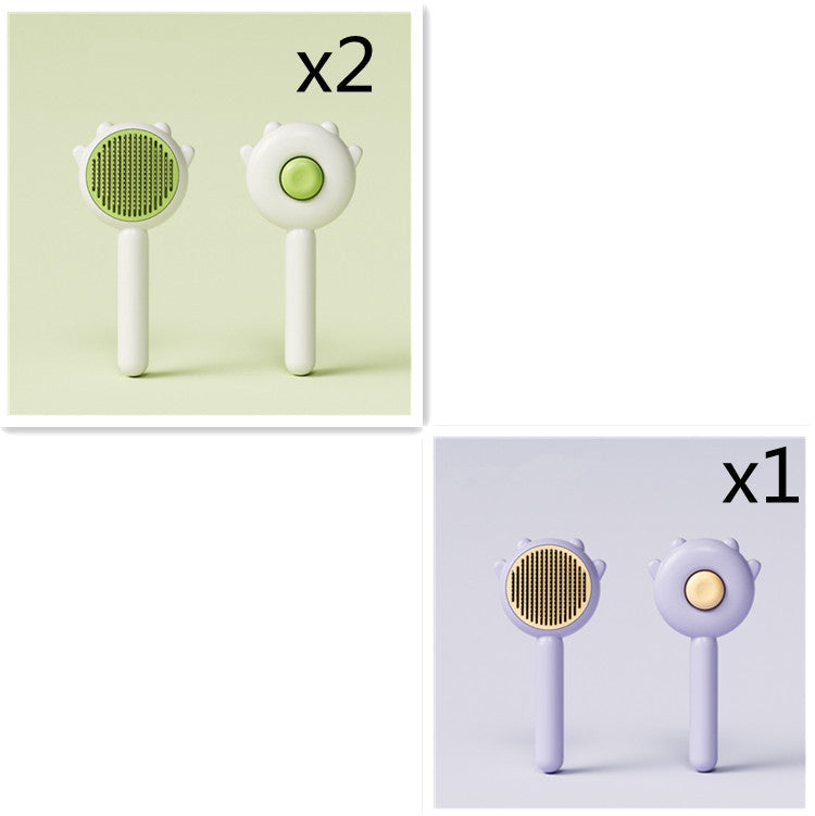 Peigne de massage pour chat, peignes magiques pour l'élimination des poils, brosse pour chats et chiens, fournitures de toilettage pour animaux, grattoir.