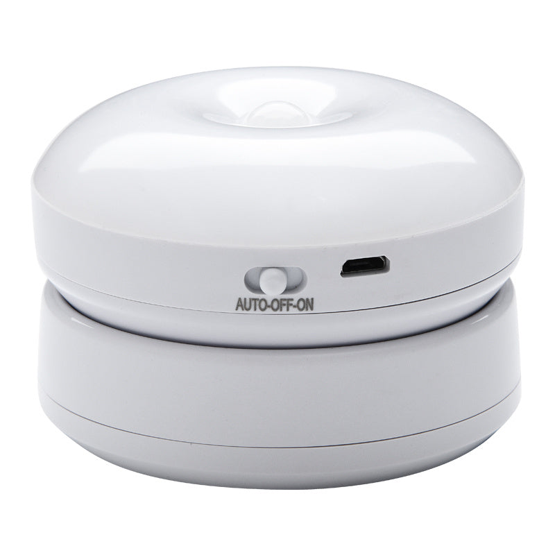 Rotatable human body motion sensor light, hallway light, garage light, wardrobe light, night light.