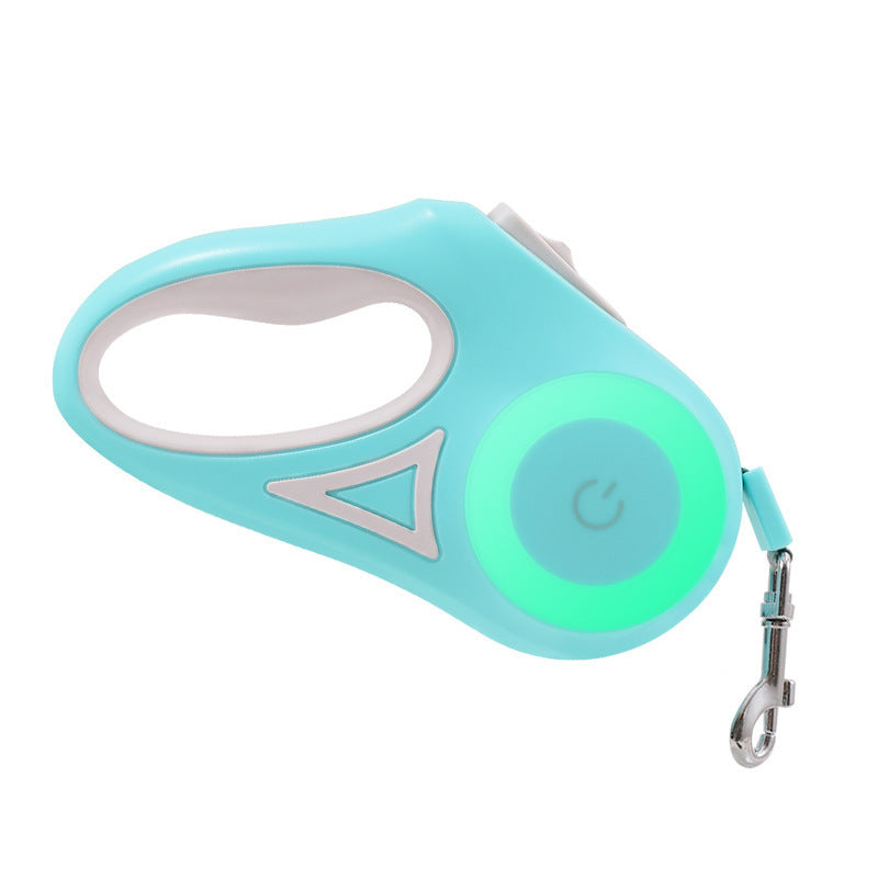 Laisse pour chien, laisse rétractable et collier pour chien, projecteur automatique, corde de traction pour animaux de compagnie, pour petits et moyens chiens, produit pour animaux de compagnie.