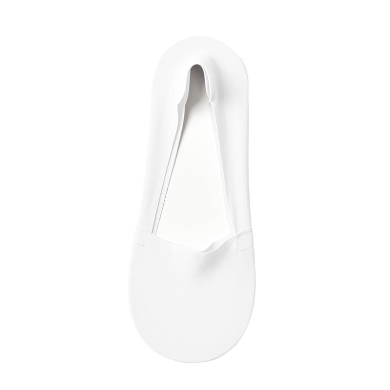 Chaussettes bateau peu profondes antidérapantes en silicone pour femmes