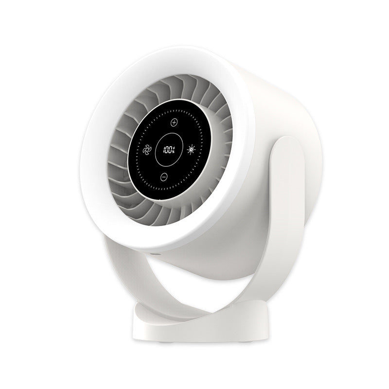 Lampe de ventilateur de circulation de chargement USB mini murale pour chambre à coucher et cuisine