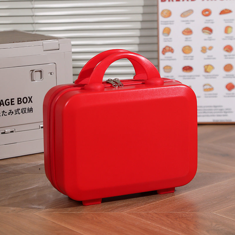Étui à cosmétiques portable en ABS de 12 pouces et 14 pouces, couleur fruit, mini-bagages portables.