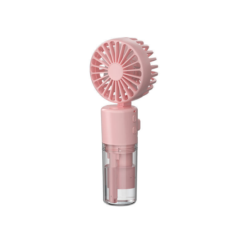 Ventilateur portatif à pulvérisation d'eau à 4 vitesses, ventilateur de refroidissement d'été, chargement USB, fournitures d'été, mini ventilateur d'extérieur