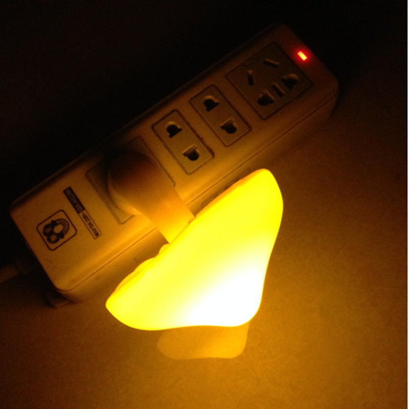Lampe de nuit LED champignon avec prise murale, prise EU/US, lumière blanche chaude, capteur de contrôle de lumière, éclairage de chambre, décoration intérieure.