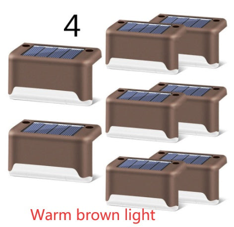 Nouvelle lampe de clôture solaire LED étanche à mise à niveau, lumières de terrasse solaires, lumière de marche solaire extérieure pour patio, escaliers, jardin, allée, pas de jardin.