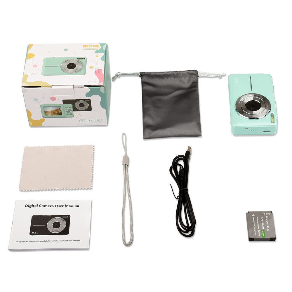 Mini caméra numérique Caméra numérique HD pour enfants Caméra numérique mini pour étudiants Cadeau de Noël et d'anniversaire pour garçons et filles Caméra d'entrée de gamme pour enfants
