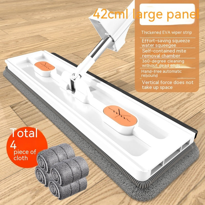 Nouveau style Grande Vadrouille Plate 360 Vadrouille Rotative Convient Différents Types Revêtement de sol Forte absorption d’eau Pour le nettoyage des sols à la maison