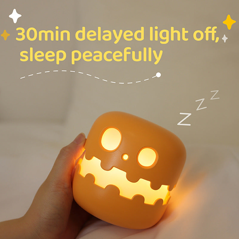 Lampe citrouille de chevet décoration d'Halloween amusante lumière d'ambiance pour chambres décoration de salon cadeau d'anniversaire pour enfants décorations d'Halloween