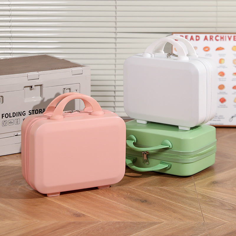 Étui à cosmétiques portable en ABS de 12 pouces et 14 pouces, couleur fruit, mini-bagages portables.