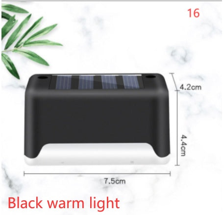Nouvelle lampe de clôture solaire LED étanche à mise à niveau, lumières de terrasse solaires, lumière de marche solaire extérieure pour patio, escaliers, jardin, allée, pas de jardin.
