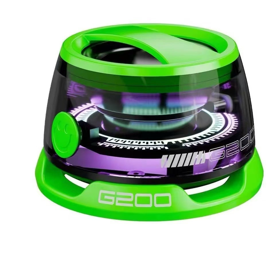 Haut-parleur Bluetooth portable G200 RGB Lighting Speaker BT5.3 Mini Sound Box 7 heures de lecture Support de téléphone magnétique
