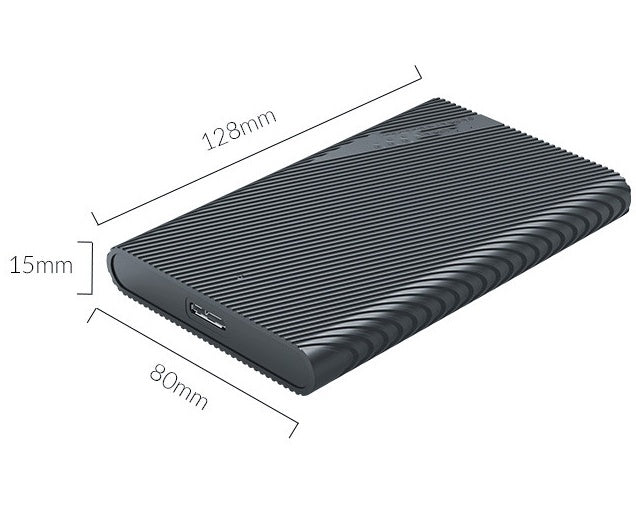 Boîtier de disque dur mobile 2521U3 pour SSD de 2,5 pouces, boîte externe USB 3.0.