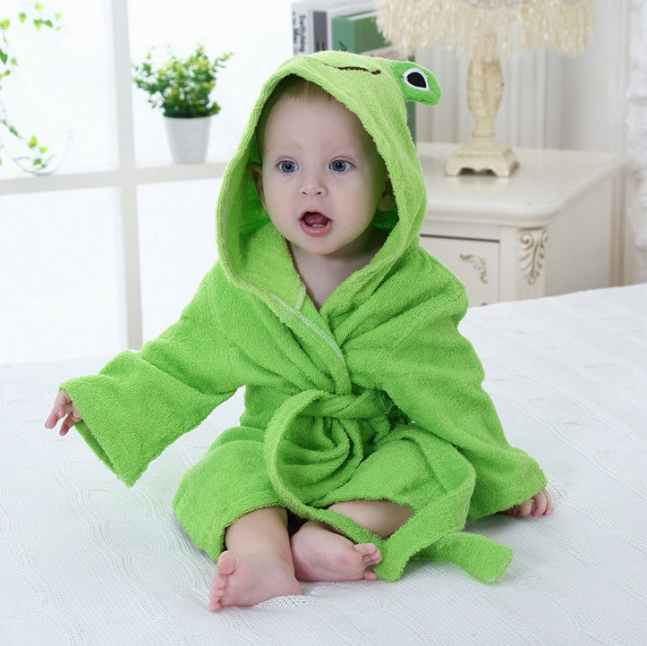 Serviettes de bain pour bébés en coton, peignoirs de bain pour bébés, peignoirs pour enfants, capes à capuche pour bébés, modélisation d'animaux mignons en dessin animé.