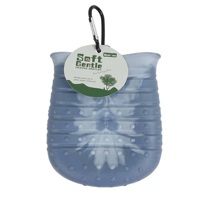 2 en 1 brosse de nettoyage des pattes de chien brosse de nettoyage des pattes de chien douce tasse de nettoyage des pattes de chien portable brosse de nettoyage des pattes seau de nettoyage des pieds produits pour animaux de compagnie