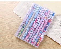 Lot de 10 stylos à encre gel colorés, cadeau promotionnel, papeterie, fournitures scolaires et de bureau