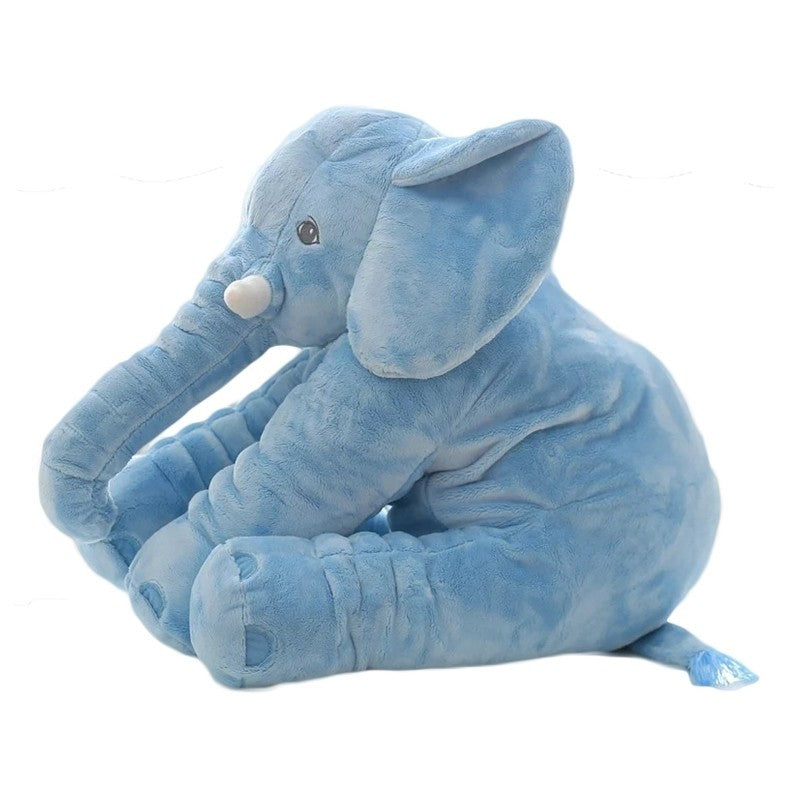 Coussin en peluche éléphant pour le confort et le sommeil des bébés.