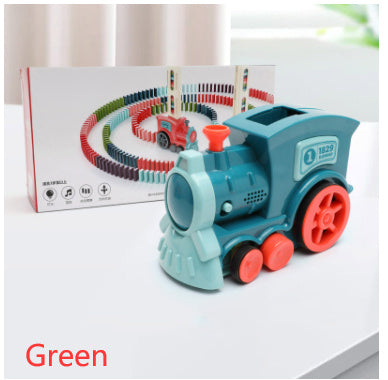 Jouets de train Domino Jouets pour bébés Puzzle de voiture Libération automatique Licence Blocs de construction électriques Jouet de train