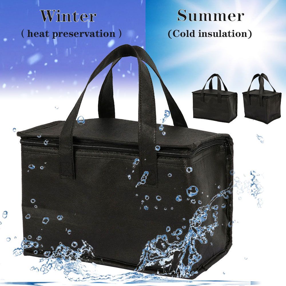 Sac d'isolation pour déjeuner portable, porte-boisson, sacs isolés, sac de livraison de nourriture.