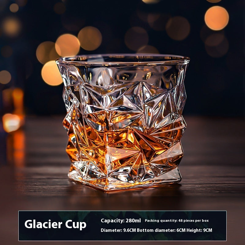 Verre à whisky en cristal, verre à bière, verre à whisky, verre à vin épais, coffret cadeau, vente en gros