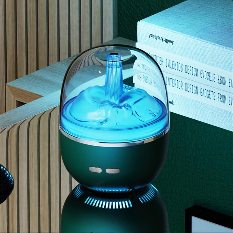 Humidificateur d'air diffuseur d'huiles essentielles à ultrasons atomiseur d'aromathérapie lumière colorée brouillard épais volume accessoires de bureau et de maison