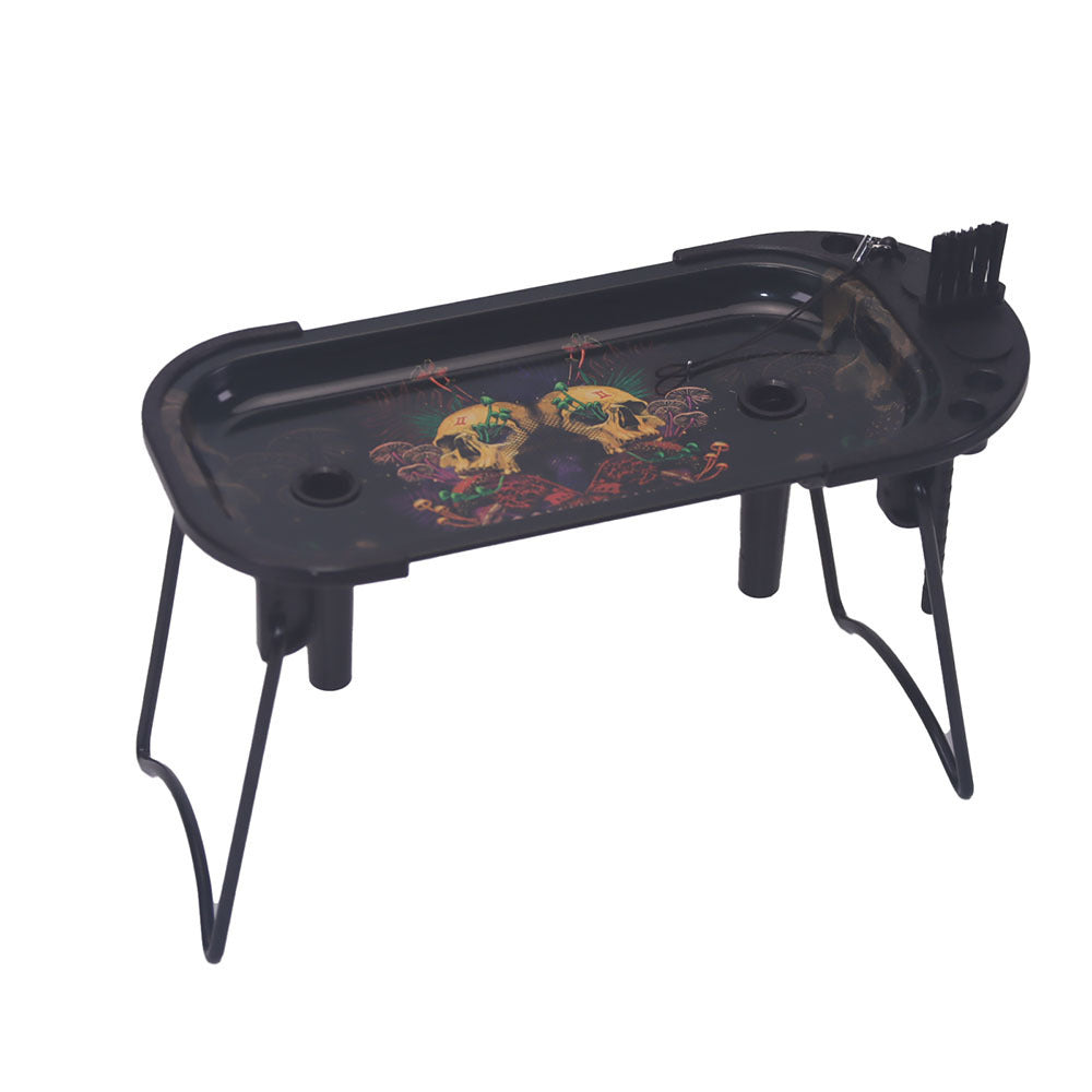 Plateau à rouler en métal, chargeur de cône pour cône pré-roulé de taille King Size et plus, support pliable, remplisseur de cône, accessoire pour fumer