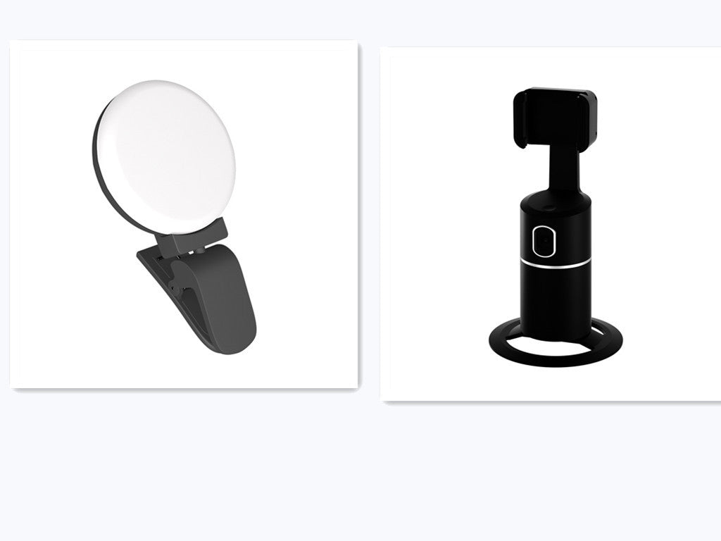 Support de diffusion en direct pour téléphone mobile avec suivi de reconnaissance faciale intelligente PTZ