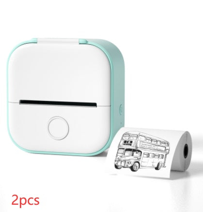 Imprimante thermique portable mini pour étiquettes, imprimante photo domestique, imprimante pour étudiants, imprimante de questions erronées, imprimante d'étiquettes mini compatible Bluetooth, étiquettes de prix.