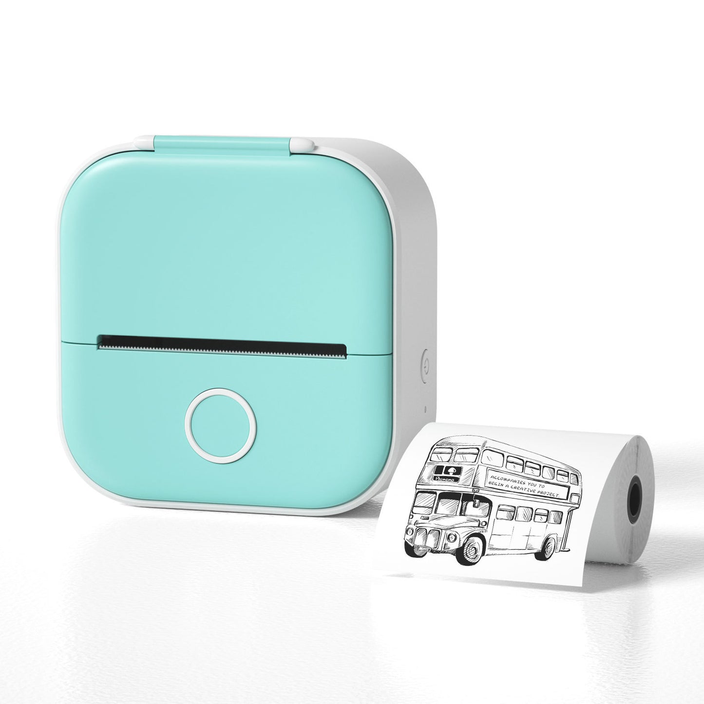 Imprimante thermique portable mini pour étiquettes, imprimante photo domestique, imprimante pour étudiants, imprimante de questions erronées, imprimante d'étiquettes mini compatible Bluetooth, étiquettes de prix.